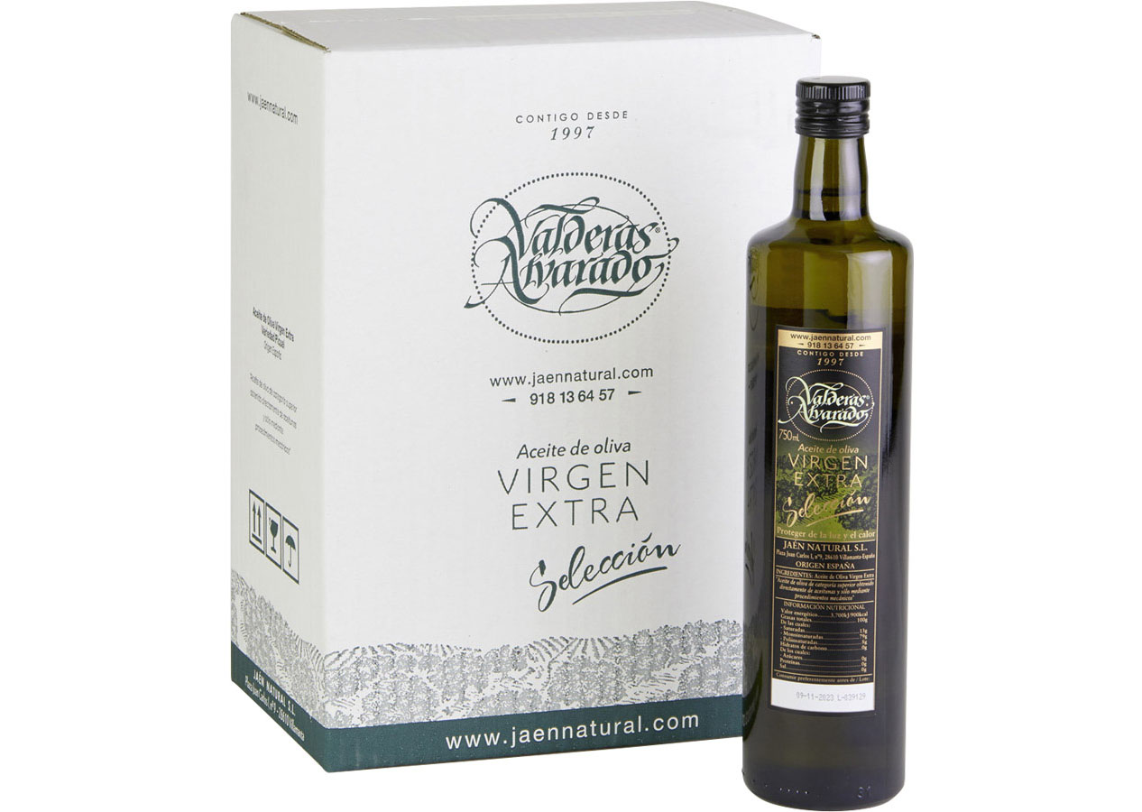 botella 750 ml aceite oliva virgen extra